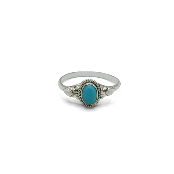 Turquoise Ring Sterling Sliver